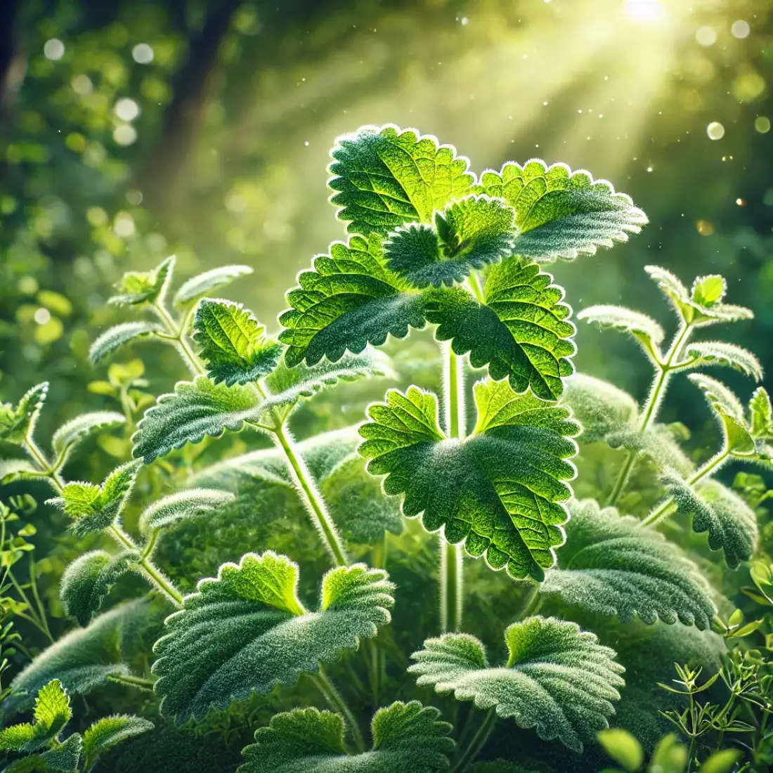 GPT
A detailed and realistic image of a catnip plant. The plant should have characteristic heart-shaped, serrated leaves with a soft, fuzzy texture. Display the plant in a natural garden setting with lush greenery and sunlight filtering through. The background should be slightly blurred to emphasize the catnip plant, highlighting its vibrant green color and healthy appearance.

Image Title:

Realistic Catnip Plant in Garden

Image Alt Text:

Detailed image of a catnip plant with heart-shaped, serrated leaves in a lush garden setting, with sunlight filtering through and a slightly blurred background.